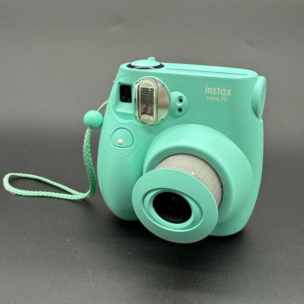 Fujifilm Instax Mini 75 Instant Film Camera Seafoam Green Tested Working
